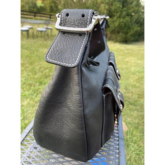 Longchamp Black soft leather shoulder bag EU - Picture 6 of 9